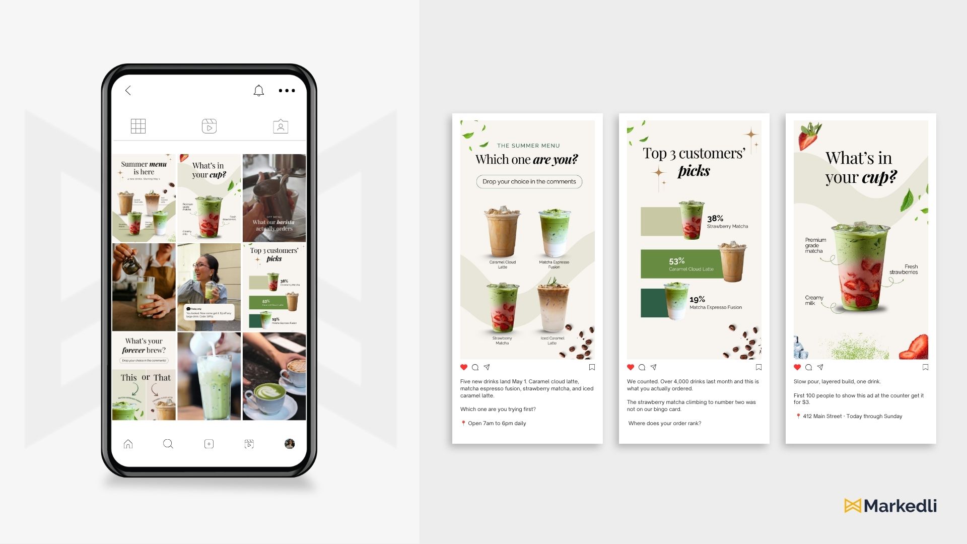 Social media management and ad campaign for a local coffee shop