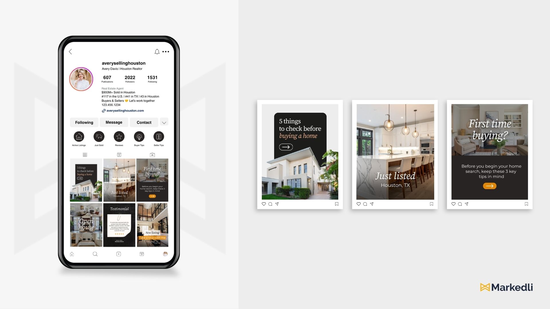 Social media content plan for a realtor