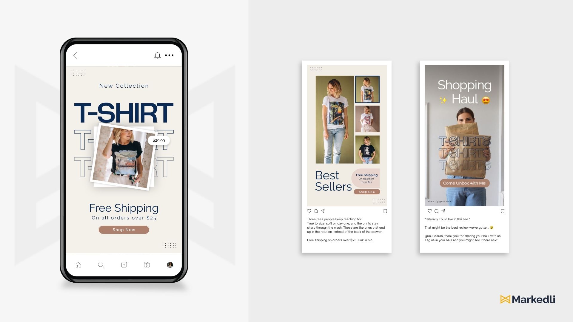 Social media management and UGC for an ecommerce